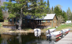 Slippery Winds lodge and boats