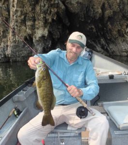Tim and a Salmon River Smallie