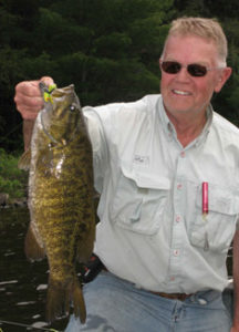 Another huge smallie falls for the Foamy Pete.