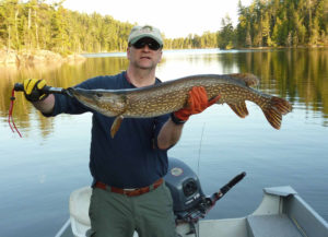 Eric and a lunker pike