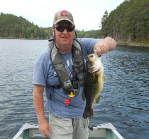 Rick with a hefty largemouth