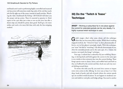Inside of "103 Secrets" book, Secret #30- "Do the Twitch & Tease Technique"